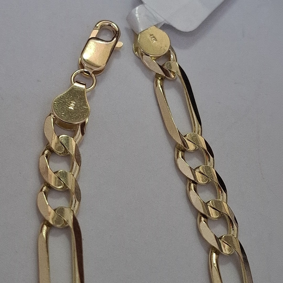 PULSERA 3X1 14K 21 CM 13.9 GR (NUEVO)