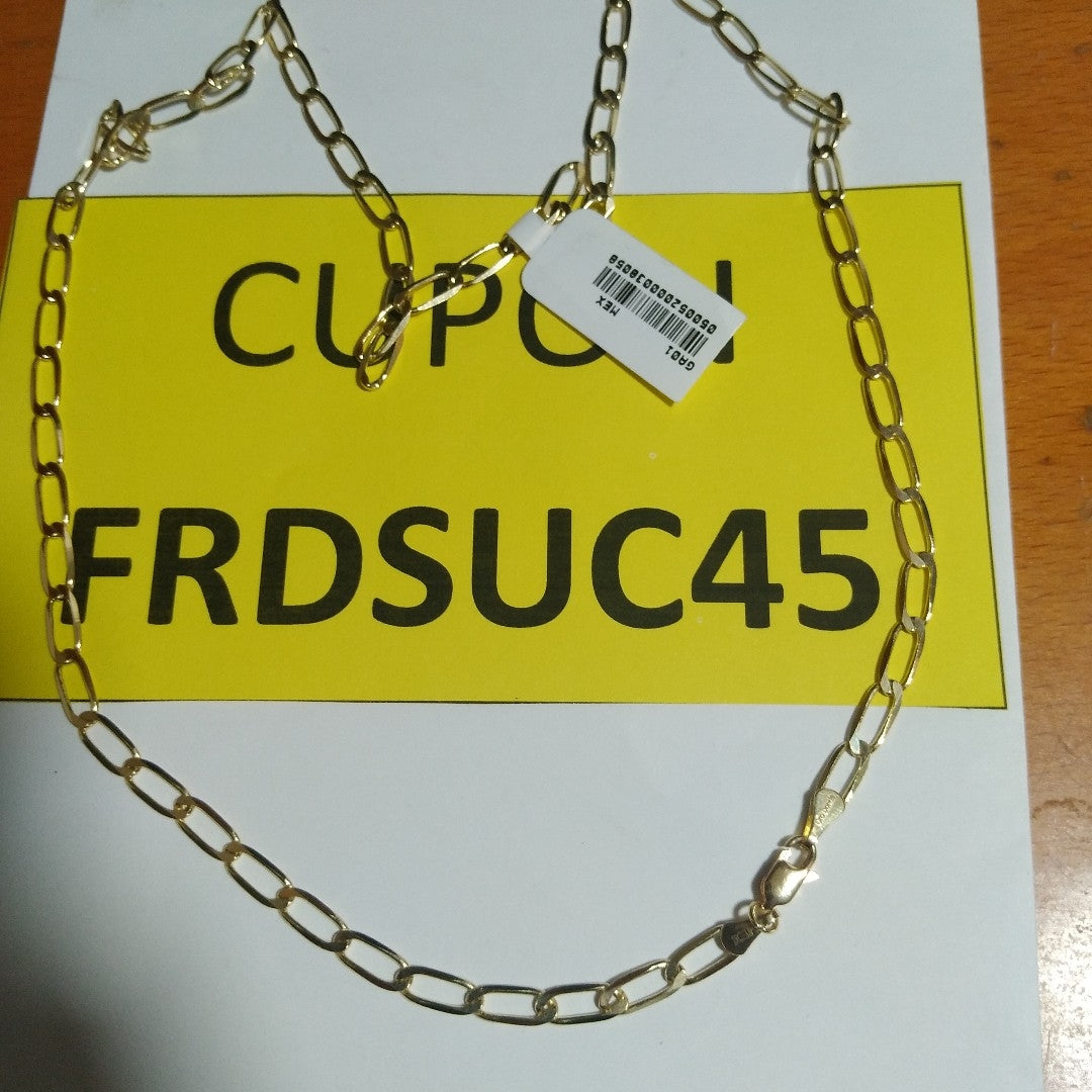 CADENA ESLABON 14K 60 CM 11.8 GR (NUEVO)