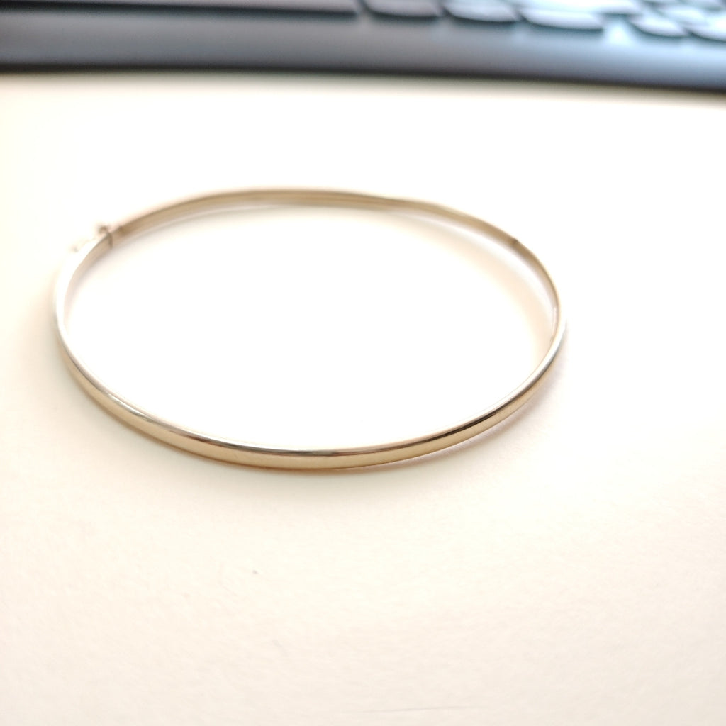 PULSERA RIGIDA ORO 14 K 3,70 GRMS (SEMINUEVO)