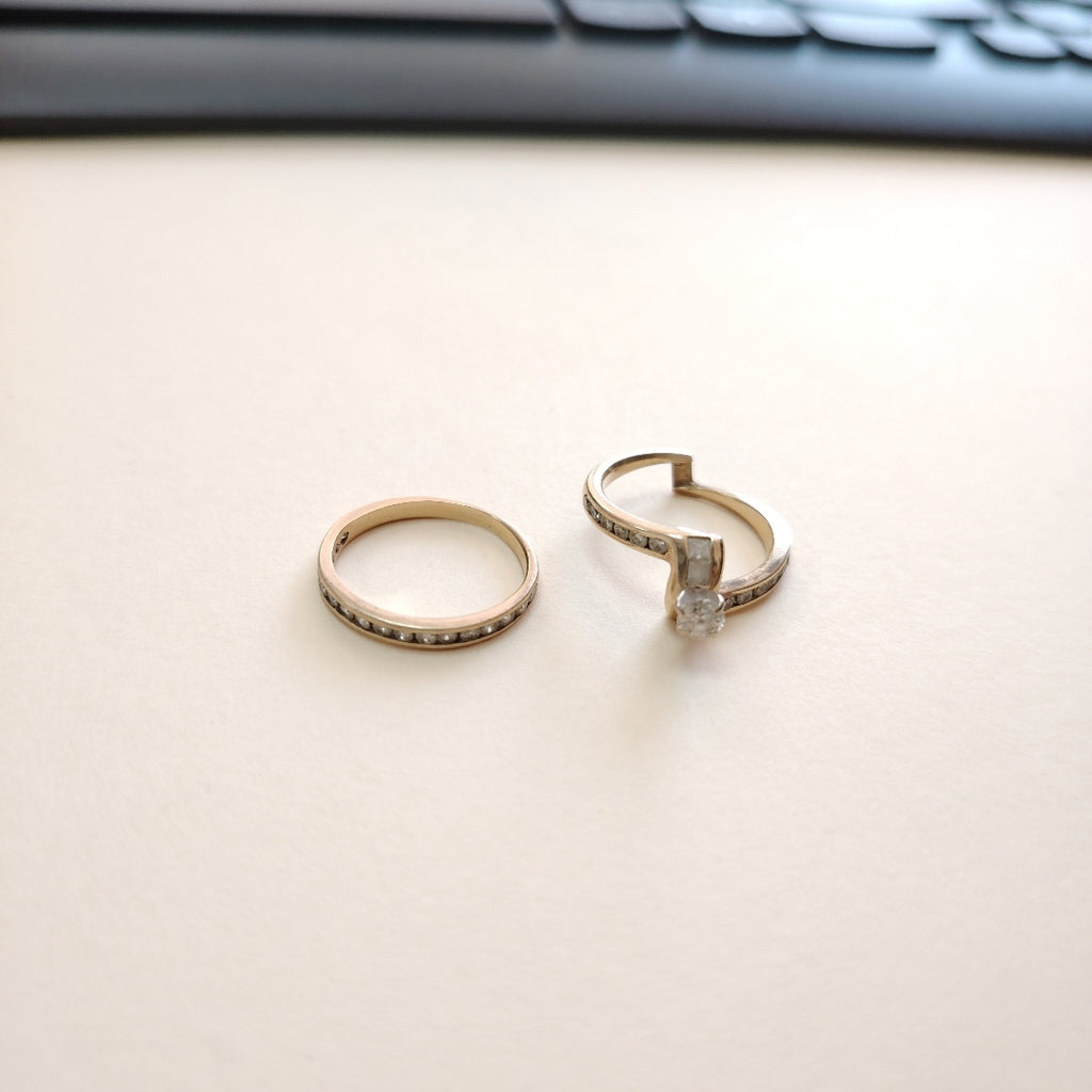 SOLITARIO ORO 14 K 3.5 GRMS (SEMINUEVO)