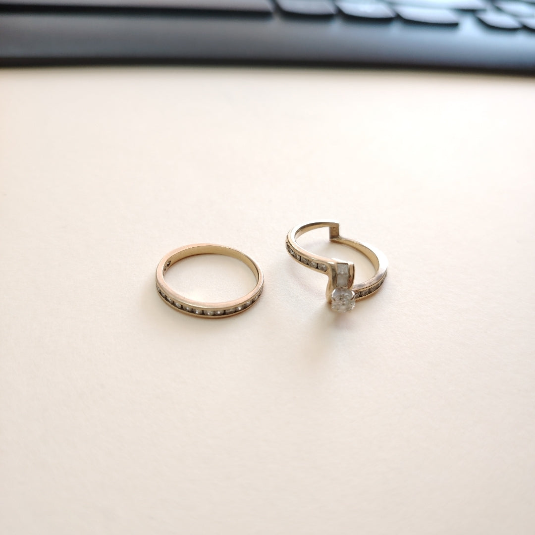 SOLITARIO ORO 14 K 3.5 GRMS (SEMINUEVO)
