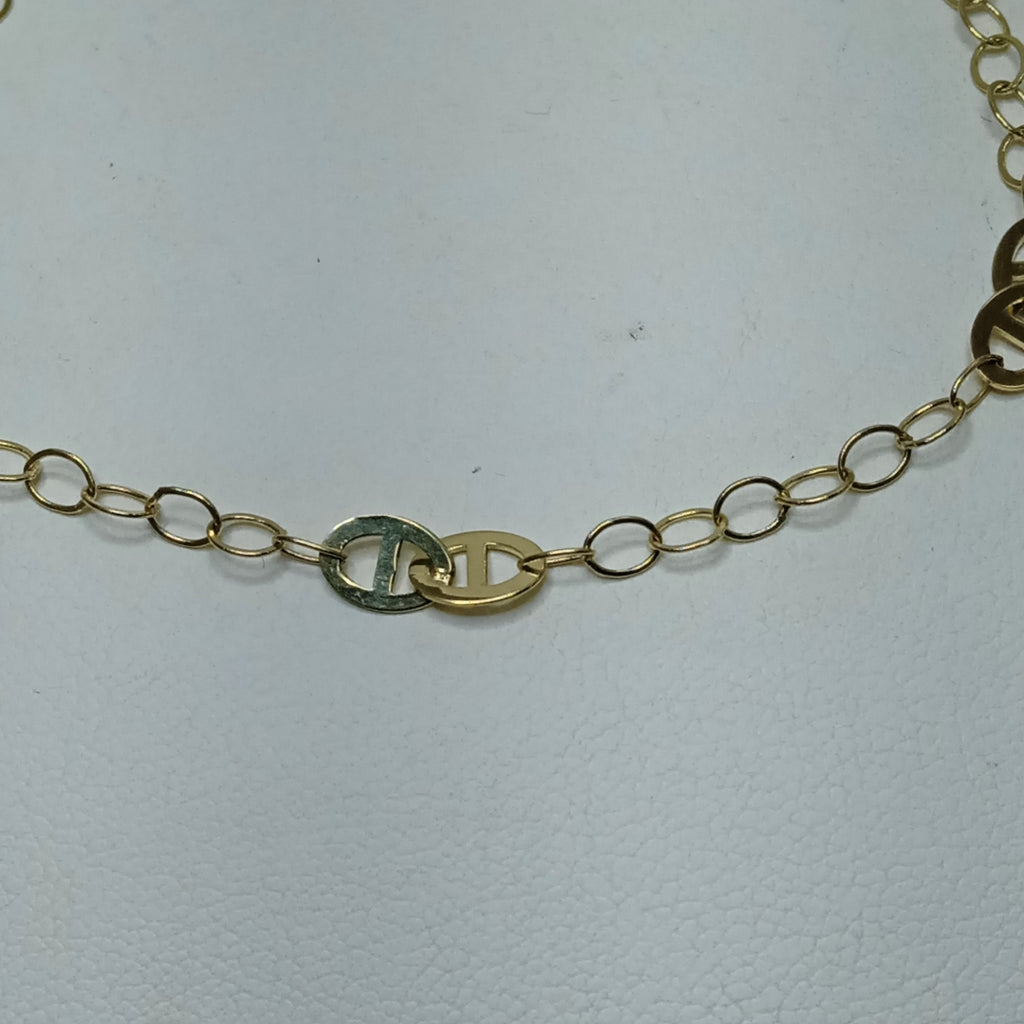 PULSERA ESPECIAL 14K 21 CM 1.8 GR (NUEVO)