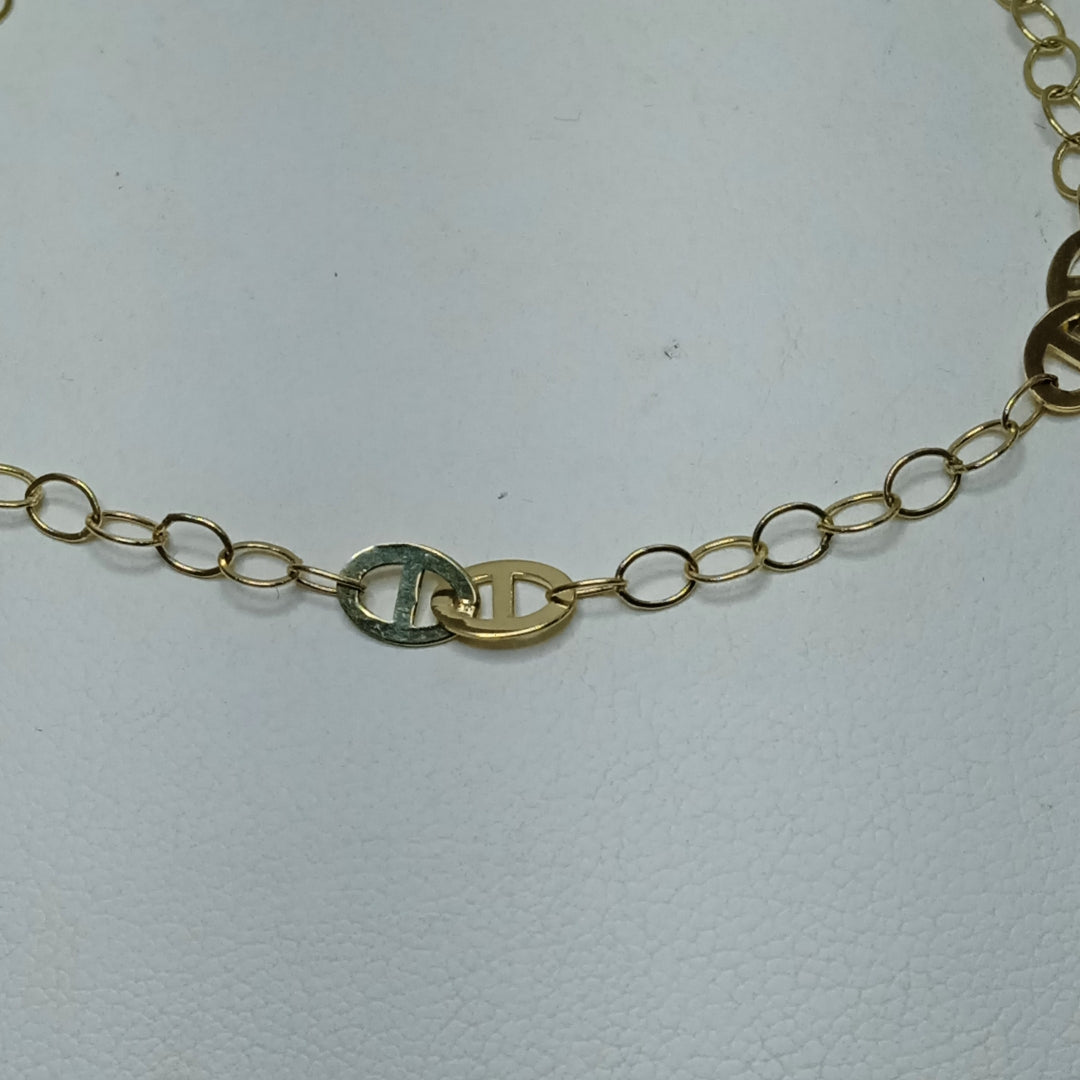 PULSERA ESPECIAL 14K 21 CM 1.8 GR (NUEVO)