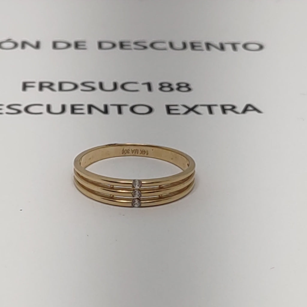 ANILLOS DAMA ORO 14K 1.7 (NUEVO)