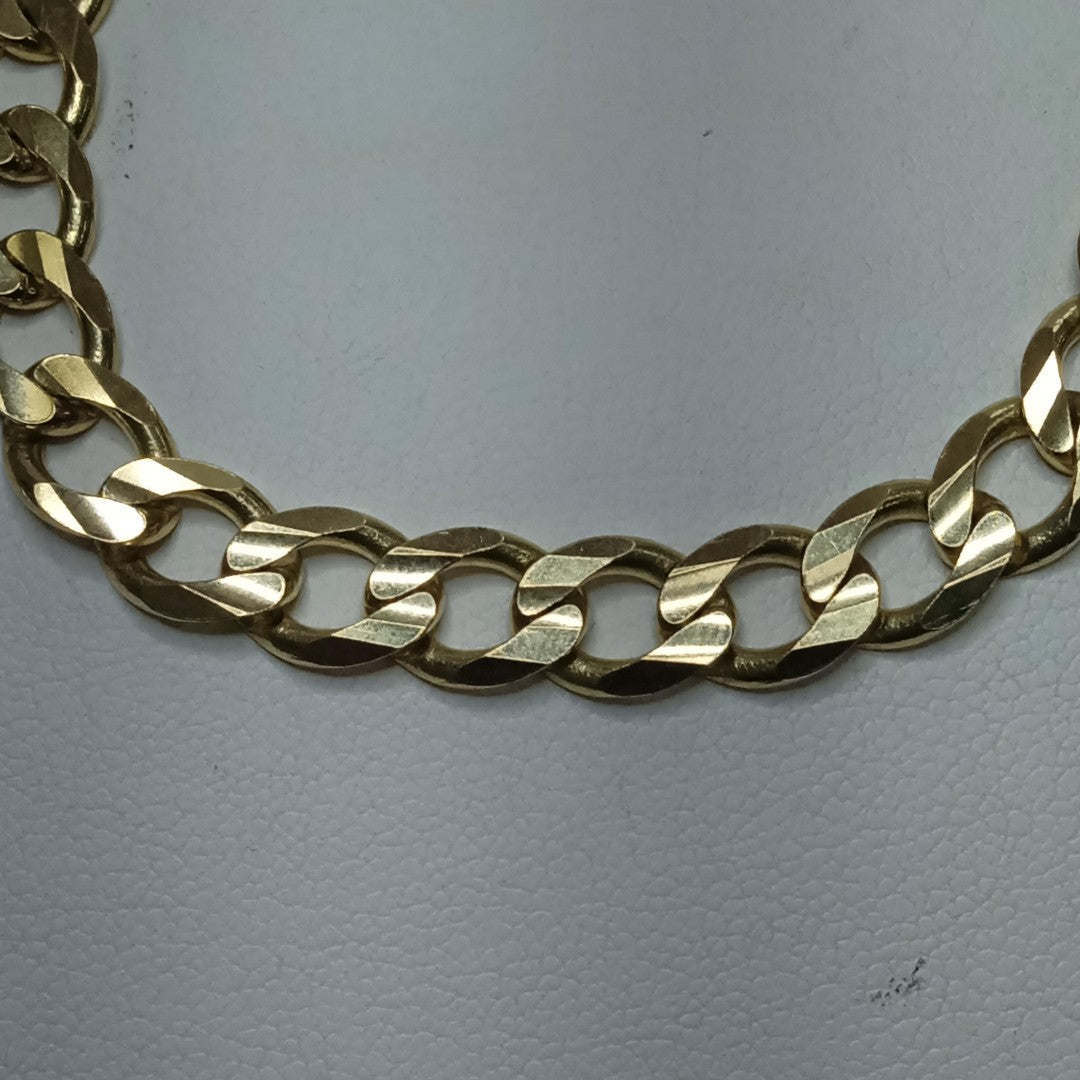 PULSERA BARBADA 14K 21 CM 17.5 GR (NUEVO)