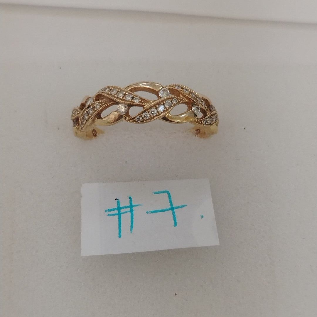 ANILLO ORO 14 K 3.2 GRMS (SEMINUEVO)
