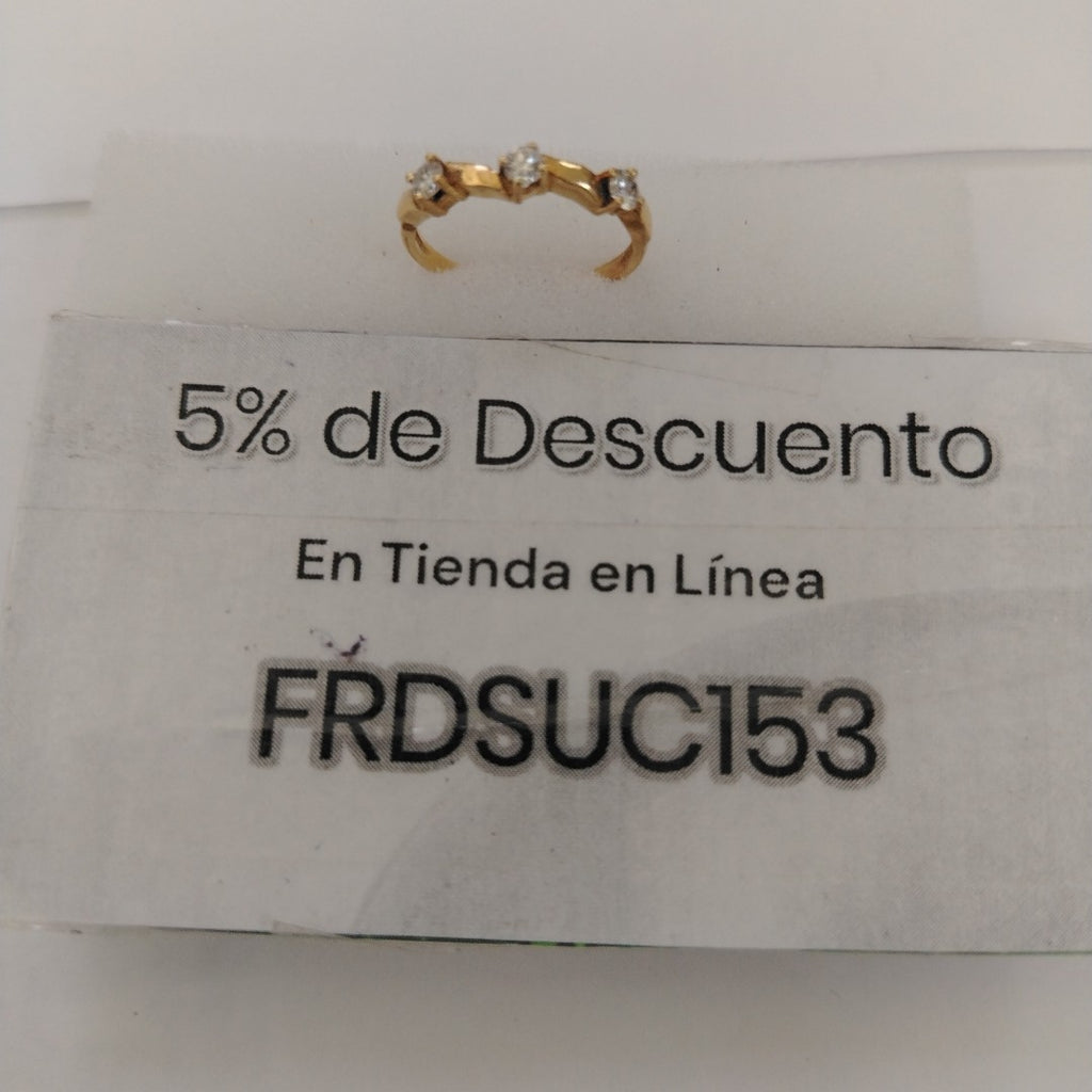 ANILLO ORO 10 K 2.1 GRMS (SEMINUEVO)