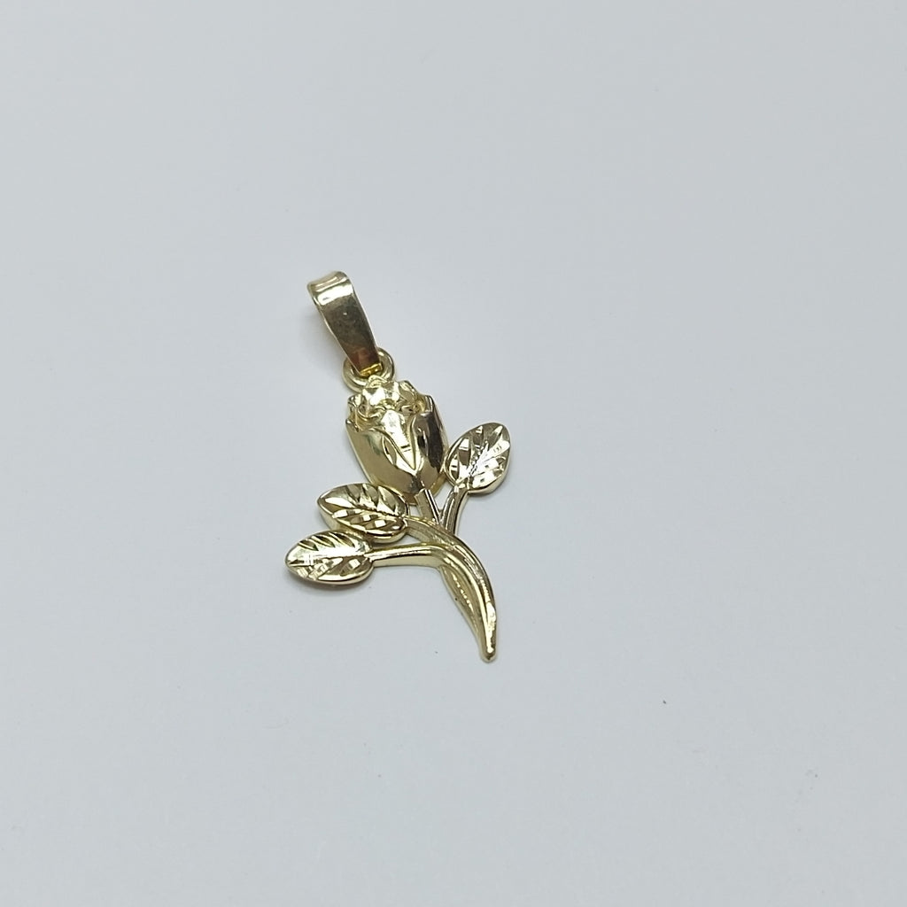 DIJE ROSA 10K 1.4 GR (NUEVO)