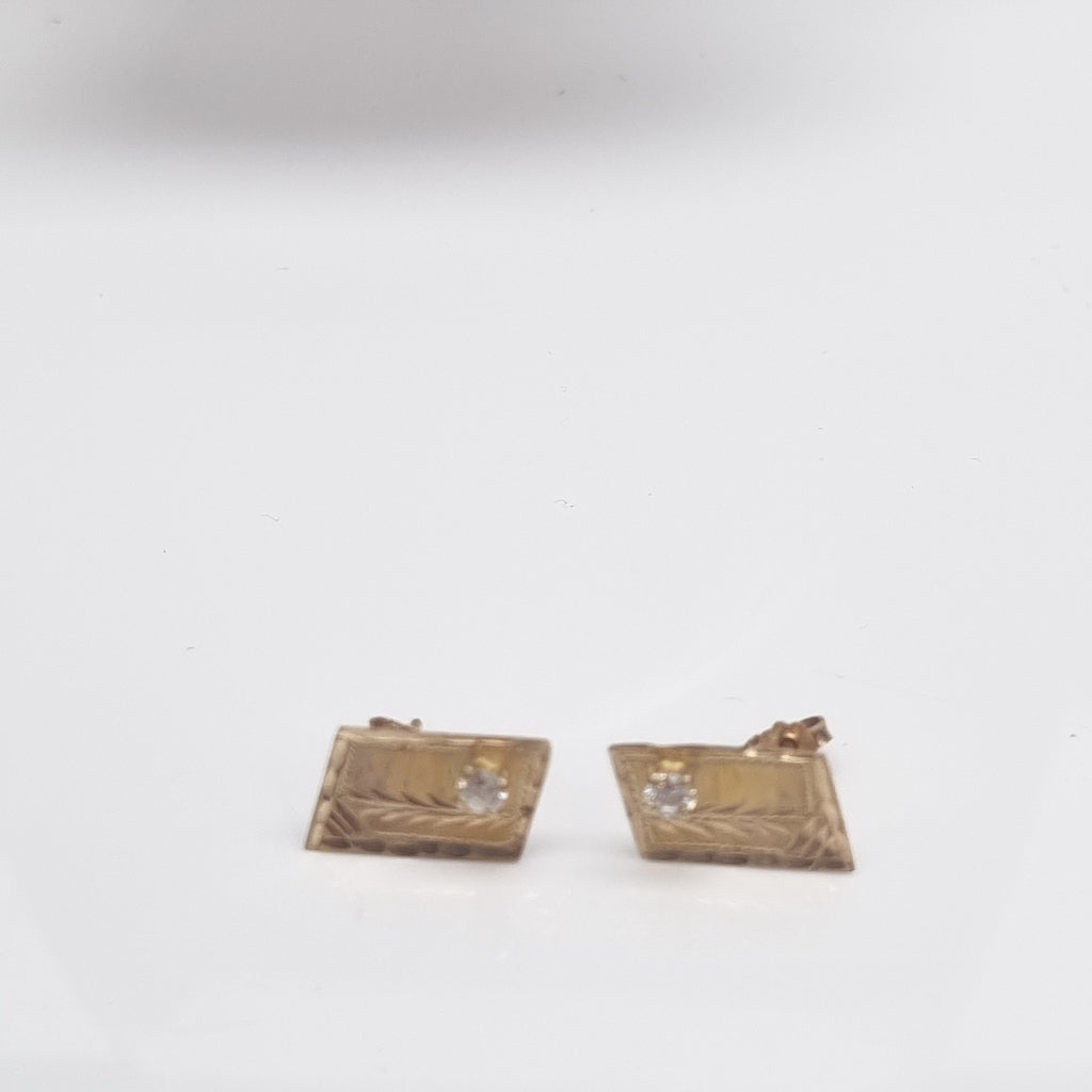BROQUELES PAR ORO 10 K 1,00 GRMS (SEMINUEVO)
