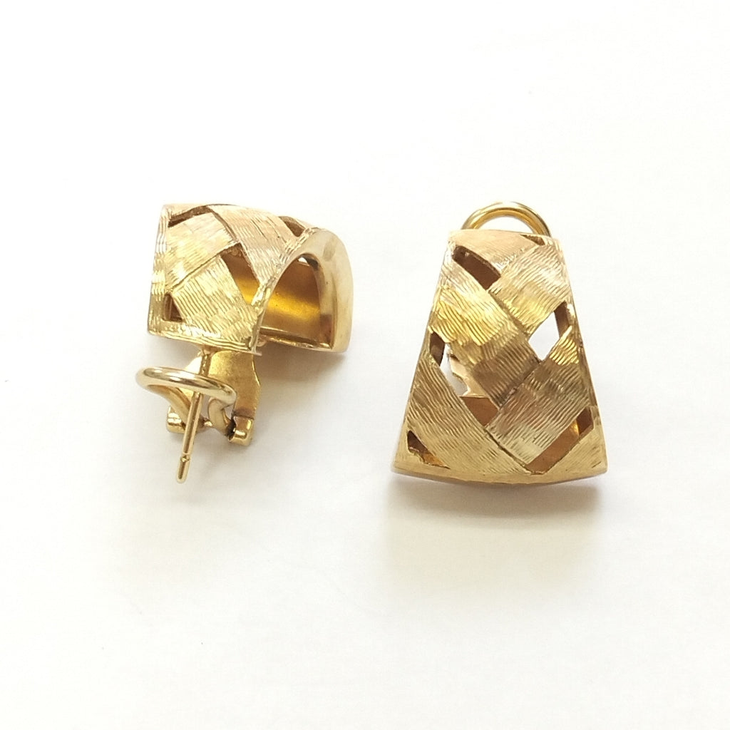 ARETES PAR ORO 14 K 7.6 GRMS (SEMINUEVO)
