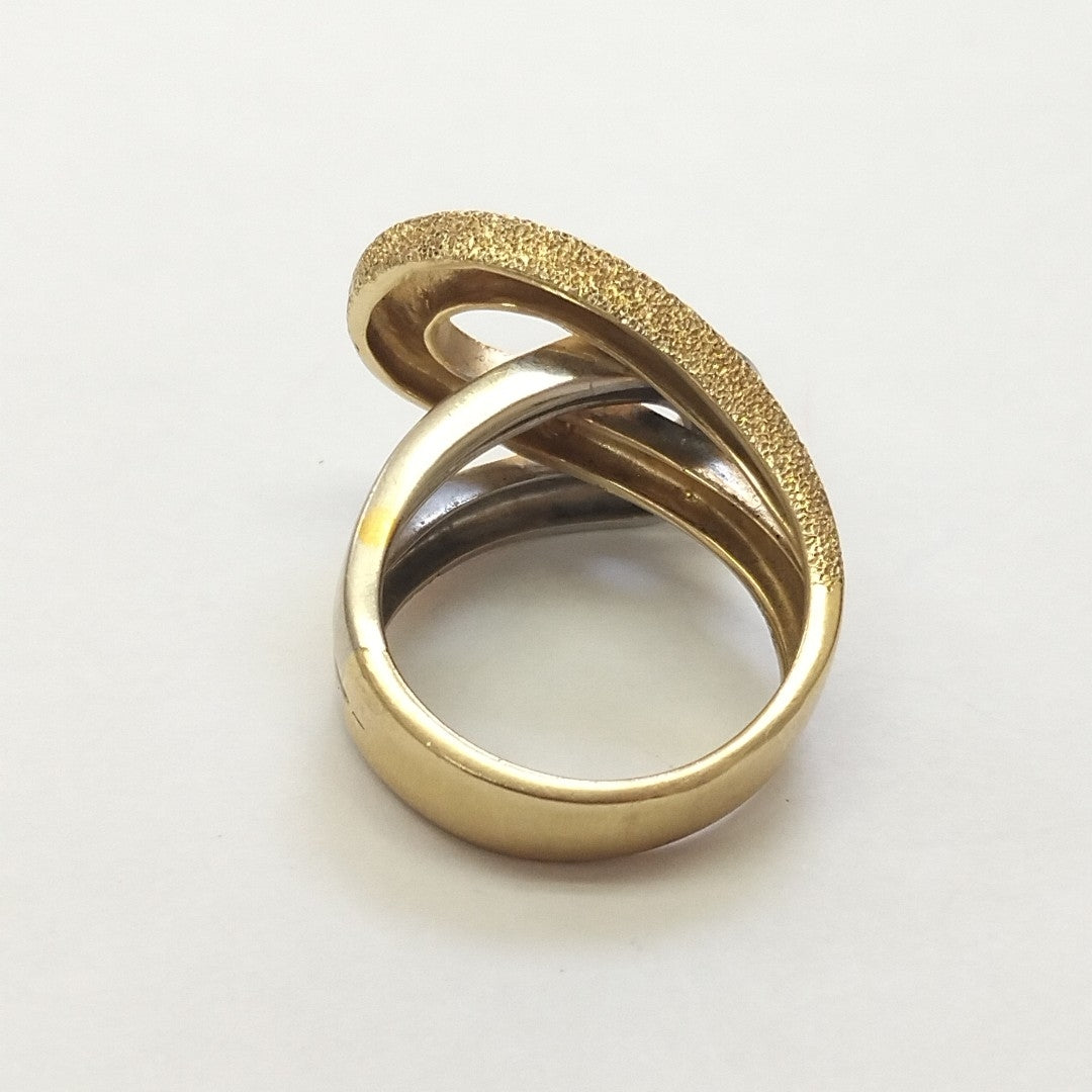 ANILLITO ORO, ORO COMBINADO 14 K 7.3 GRMS (SEMINUEVO)
