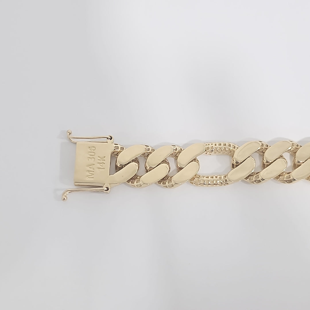 ESCLAVAS CABALLERO ORO 14K 28.9 (NUEVO)