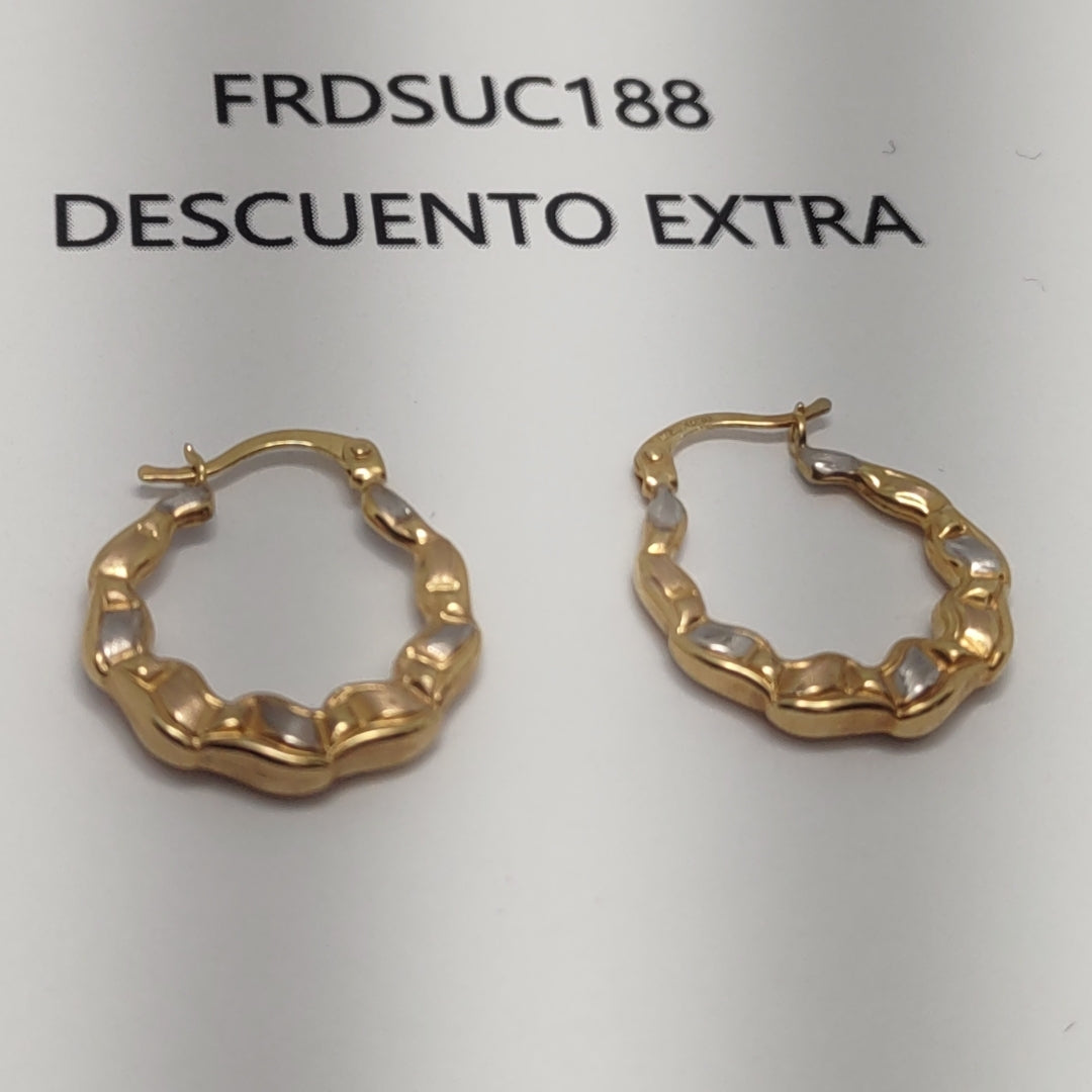 ARRACADAS ORO 14K 2 (NUEVO)