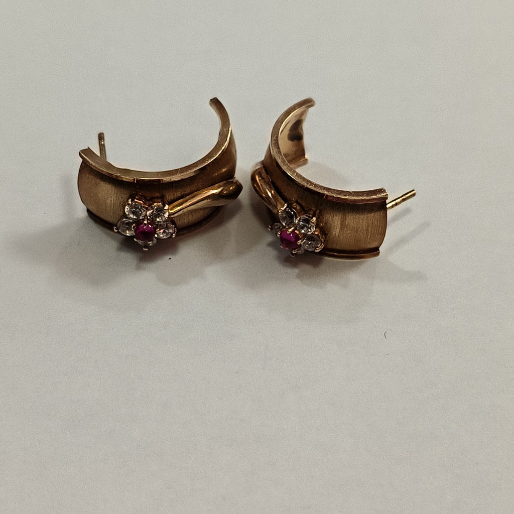 ARETES PAR ORO 14 K 5,30 GRMS (SEMINUEVO)