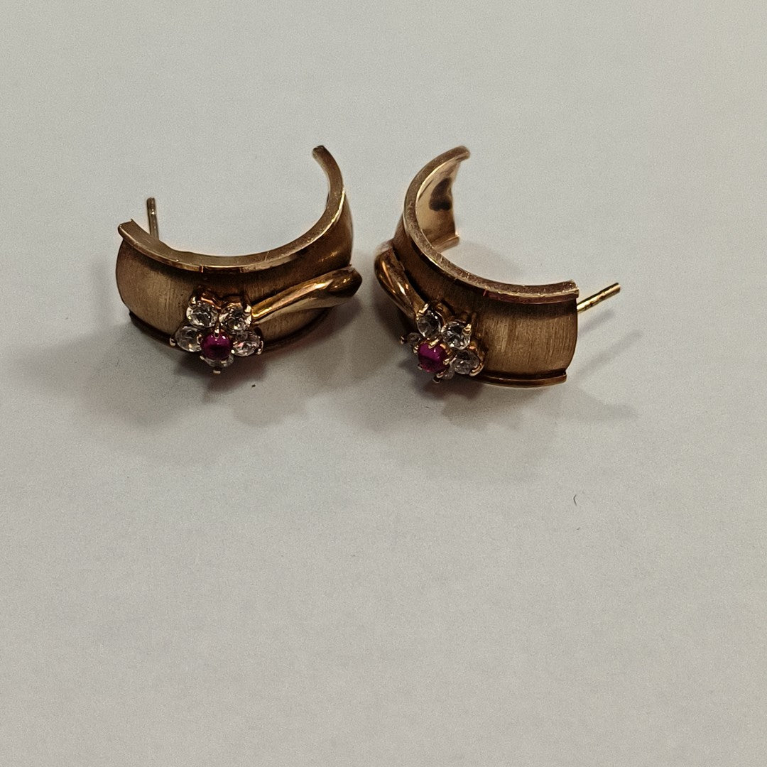 ARETES PAR ORO 14 K 5,30 GRMS (SEMINUEVO)