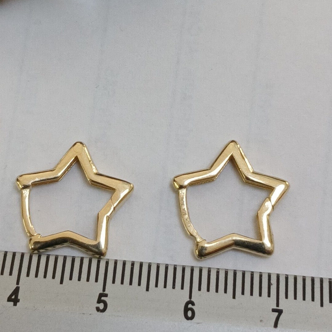 ARRACADAS ORO 14K 1.5 (NUEVO)