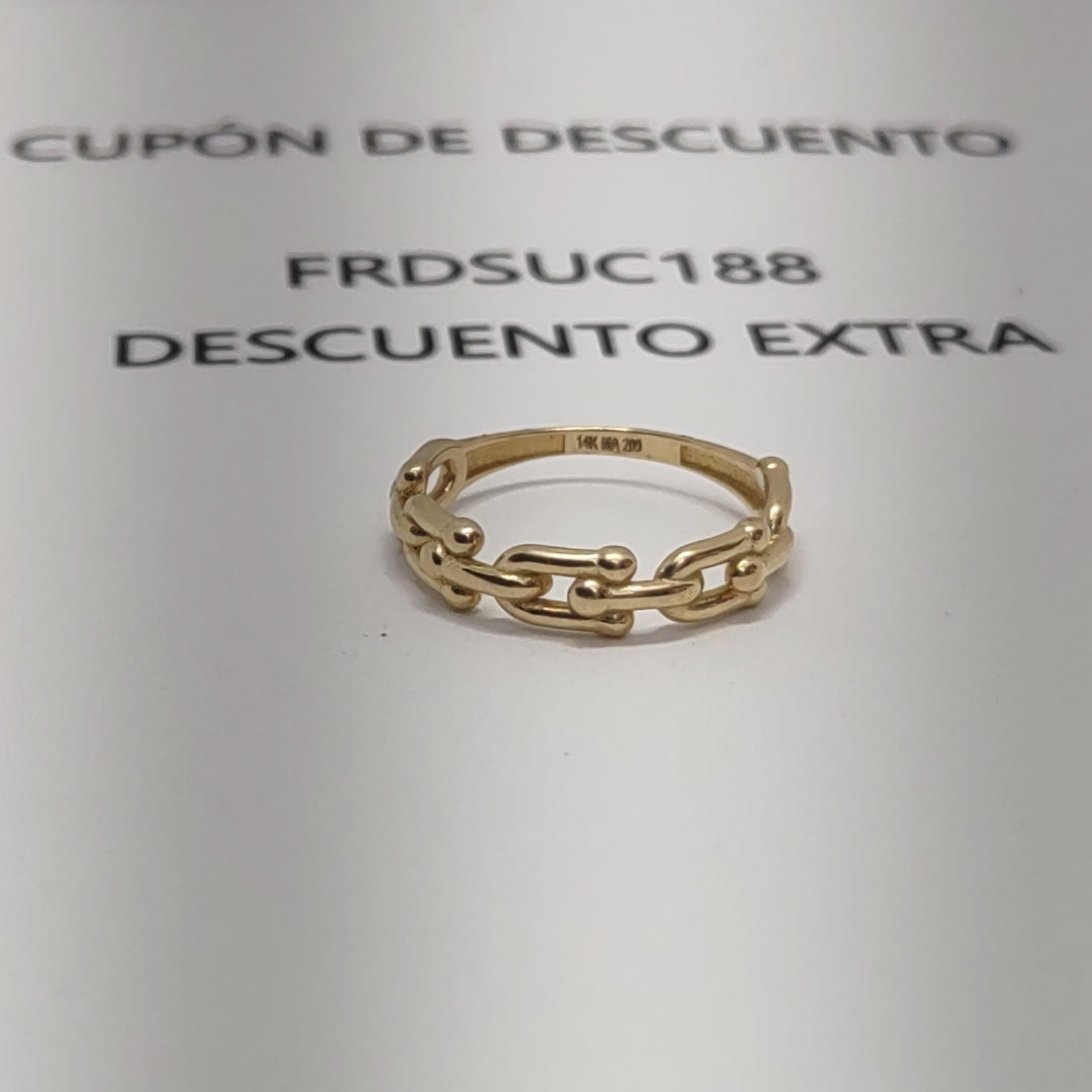 ANILLOS DAMA ORO 14K 2 (NUEVO)