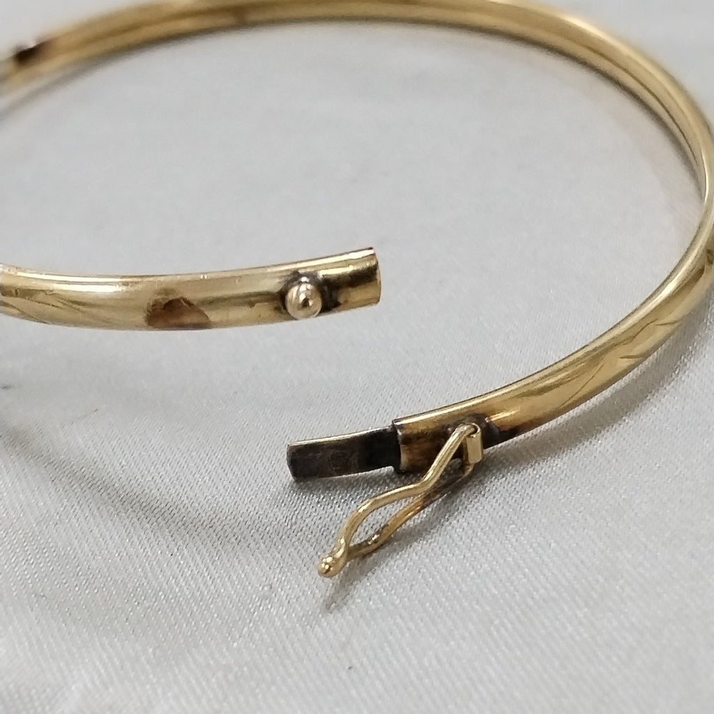 PULSERA RIGIDA ORO 10 K 4,90 GRMS (SEMINUEVO)