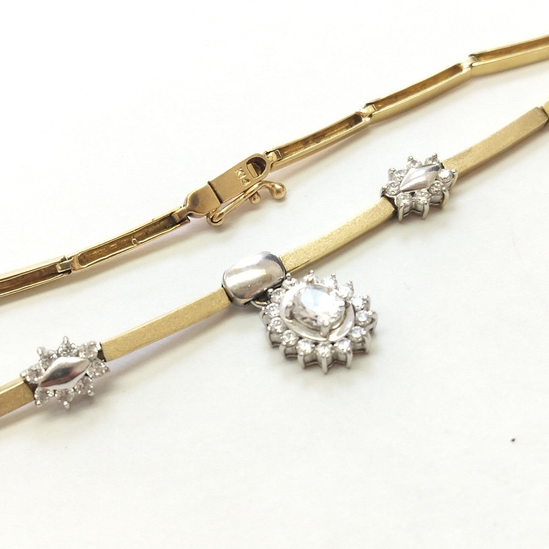 GARGANTILLA ORO, ORO COMBINADO 14 K 18.8 GRMS (SEMINUEVO)
