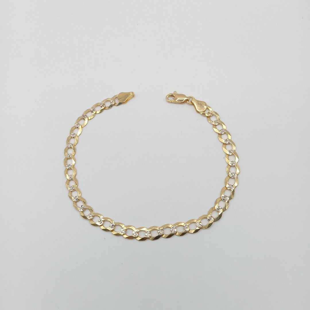 PULSERA BARBADA 14K 21 CM 6.4 GR (NUEVO)