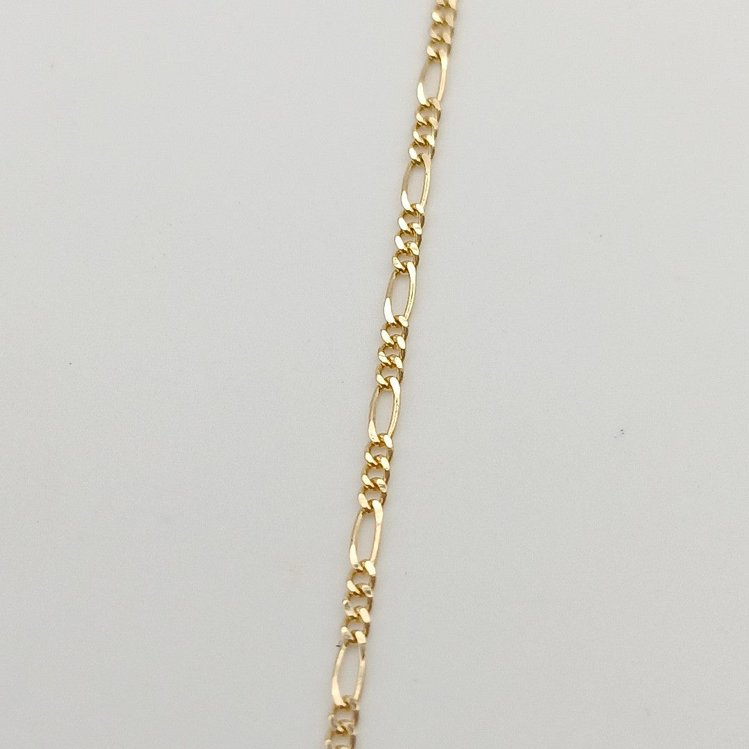 CADENAS TEJIDO 3X1 ORO 14K 55 CM 2.6 GR (NUEVO)