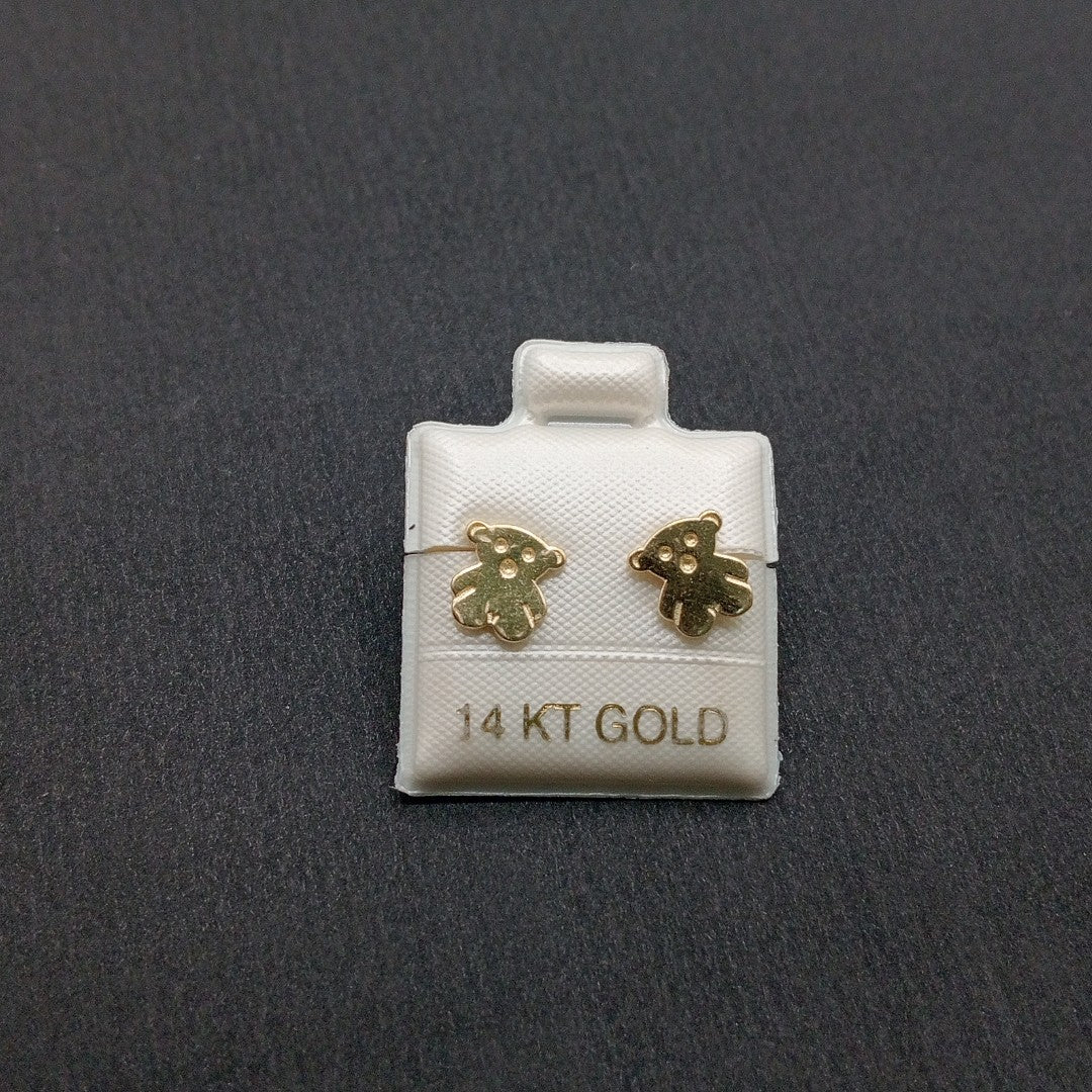 BROQUELES ORO 14K 1 (NUEVO)