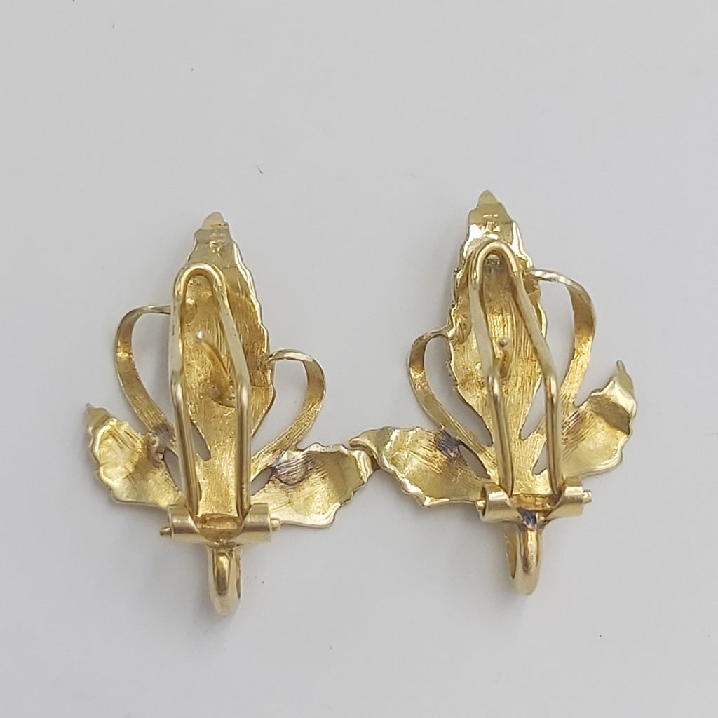 ARETES PAR ORO 14 K 5.9 GRMS (SEMINUEVO)