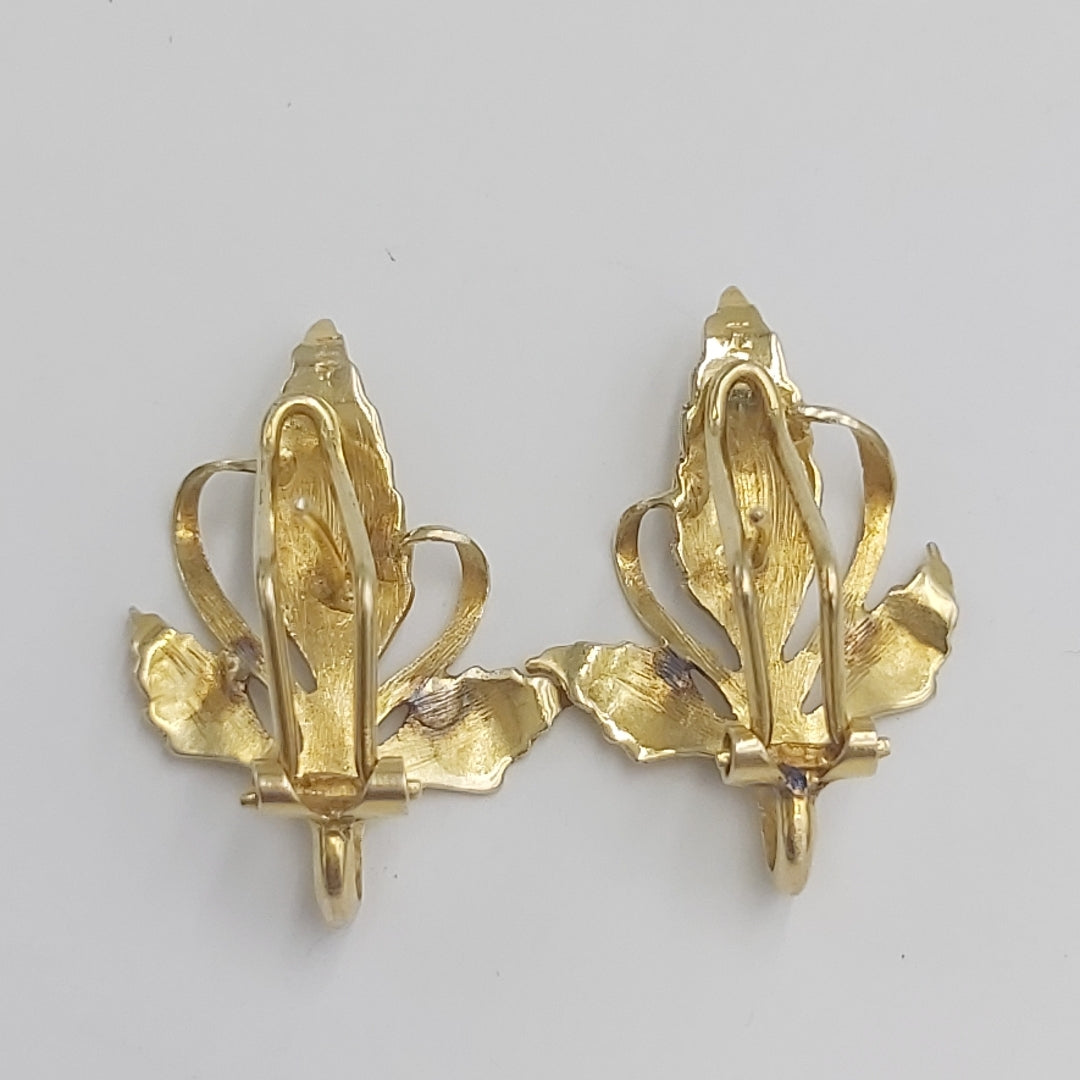 ARETES PAR ORO 14 K 5.9 GRMS (SEMINUEVO)