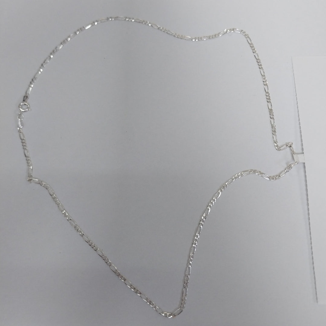 CADENA TEJIDO 3X1 PLATA .925 55 CM 4.1 GR (NUEVO)