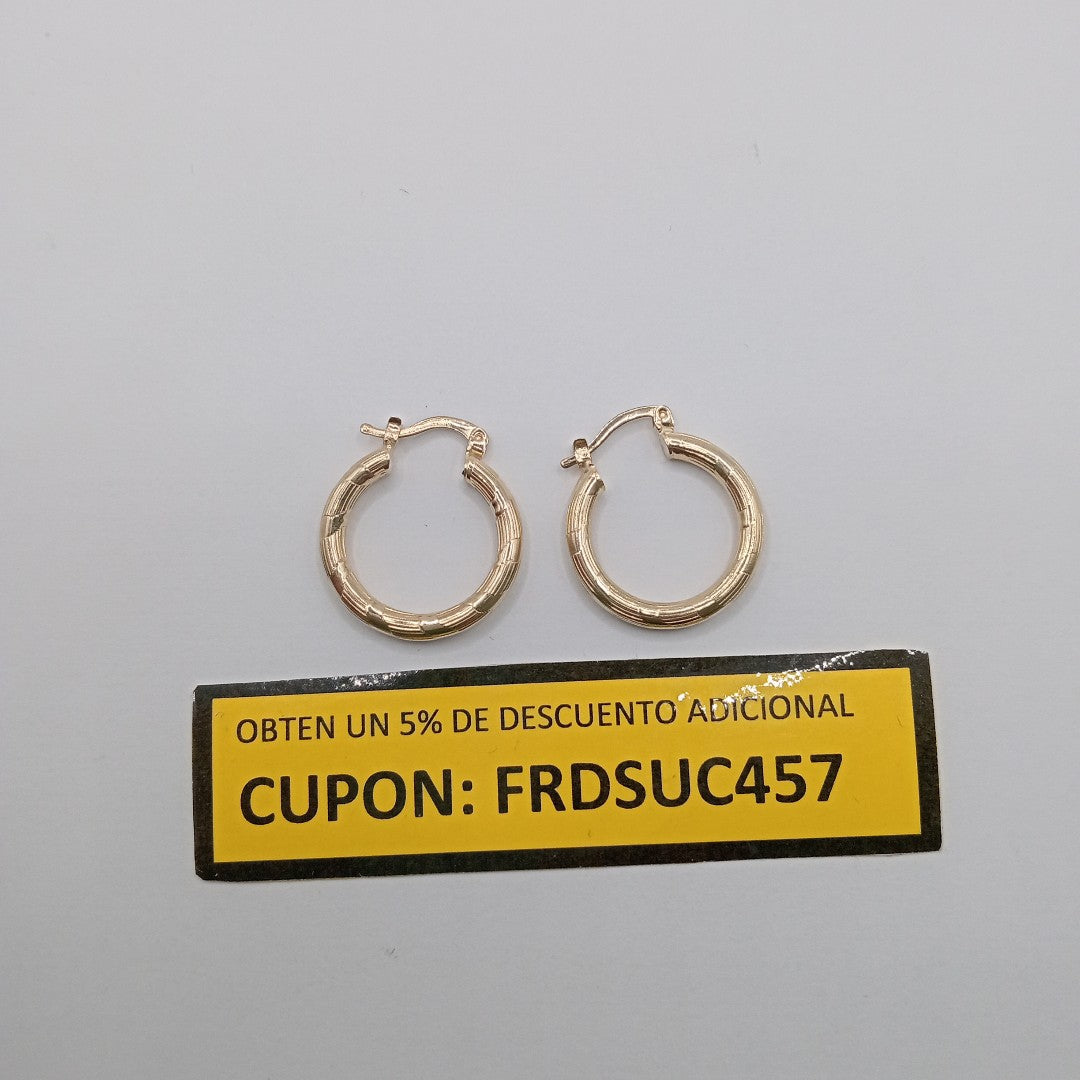 ARETES ARRACADAS 14K 2.7 GR (NUEVO)