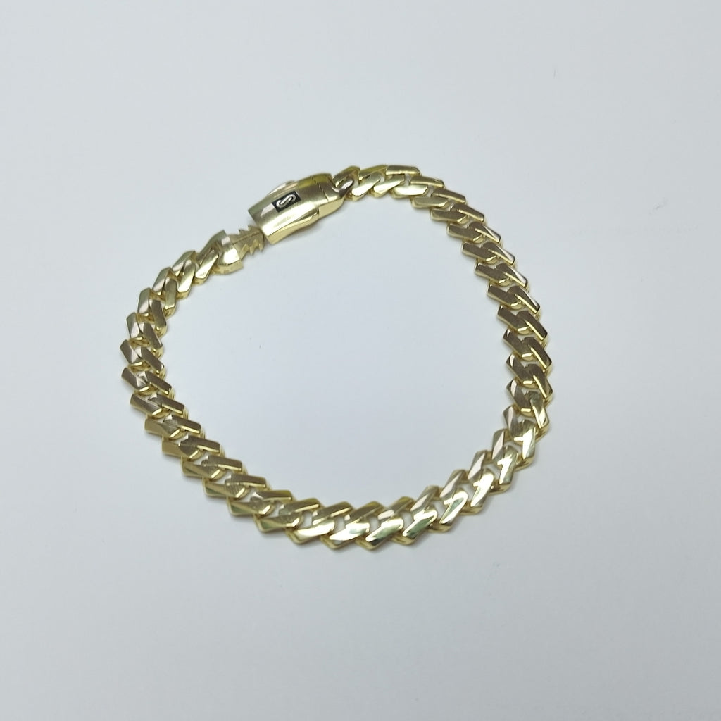 PULSERA MONACO ORO 10K 6.7 (NUEVO)