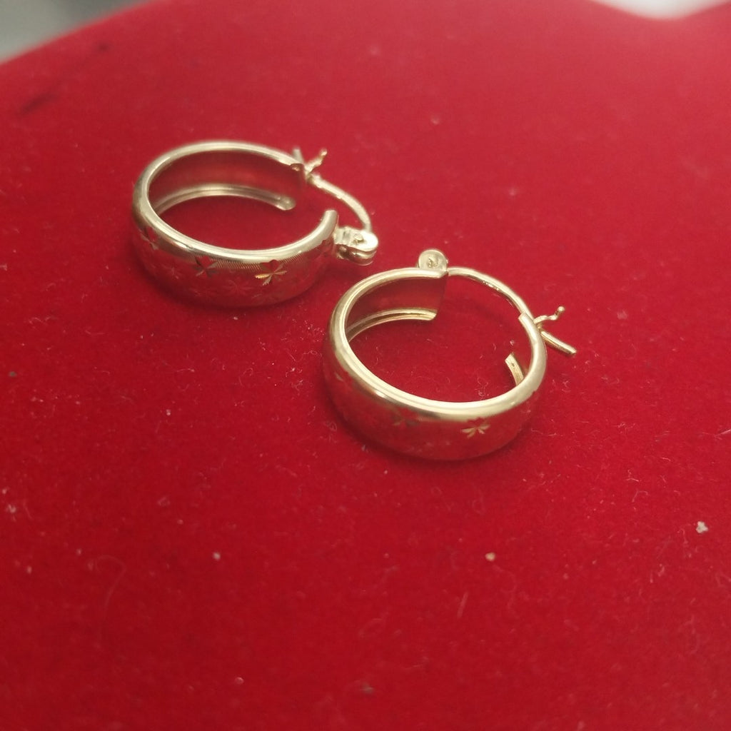 ARRACADAS PAR ORO 10 K 1,80 GRMS (SEMINUEVO)