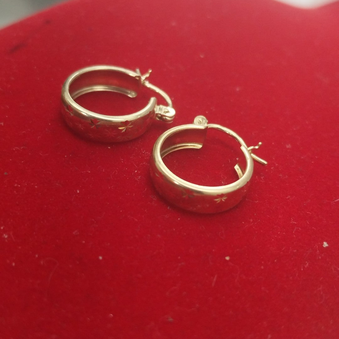 ARRACADAS PAR ORO 10 K 1,80 GRMS (SEMINUEVO)
