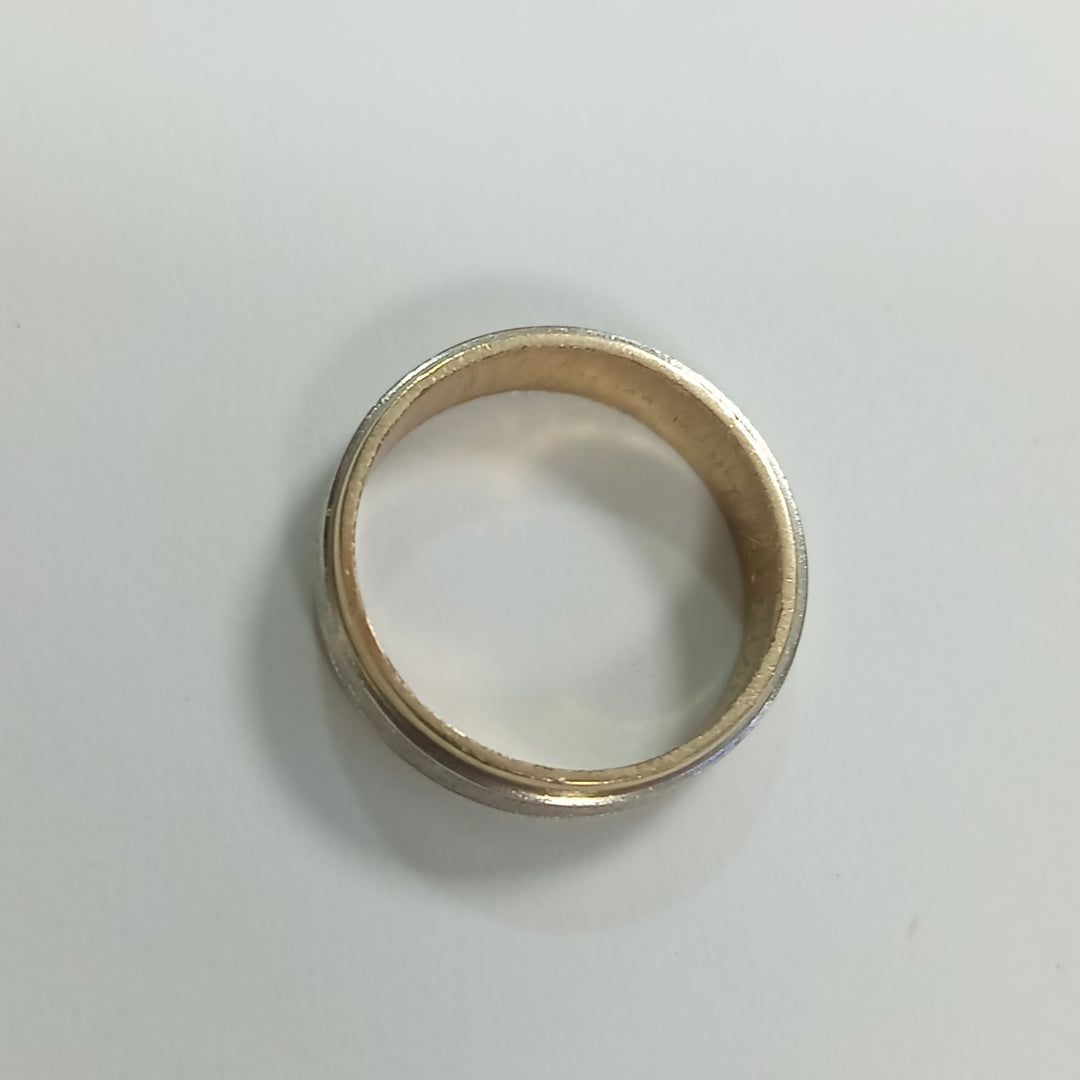 ARGOLLA ORO COMBINADO 10 K 5.7 GRMS (SEMINUEVO)