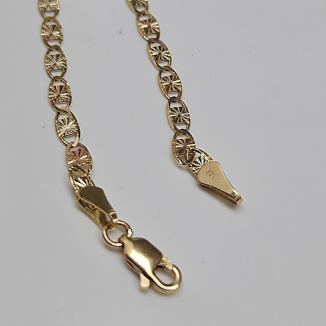 PULSERA GUCHI 14K 18 CM 3.1 GR (NUEVO)