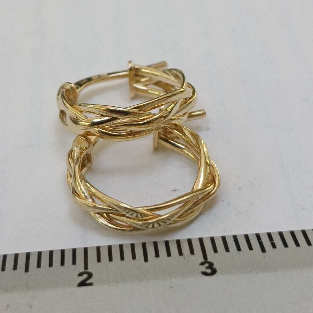 ARRACADAS ORO 14K 1.4 (NUEVO)