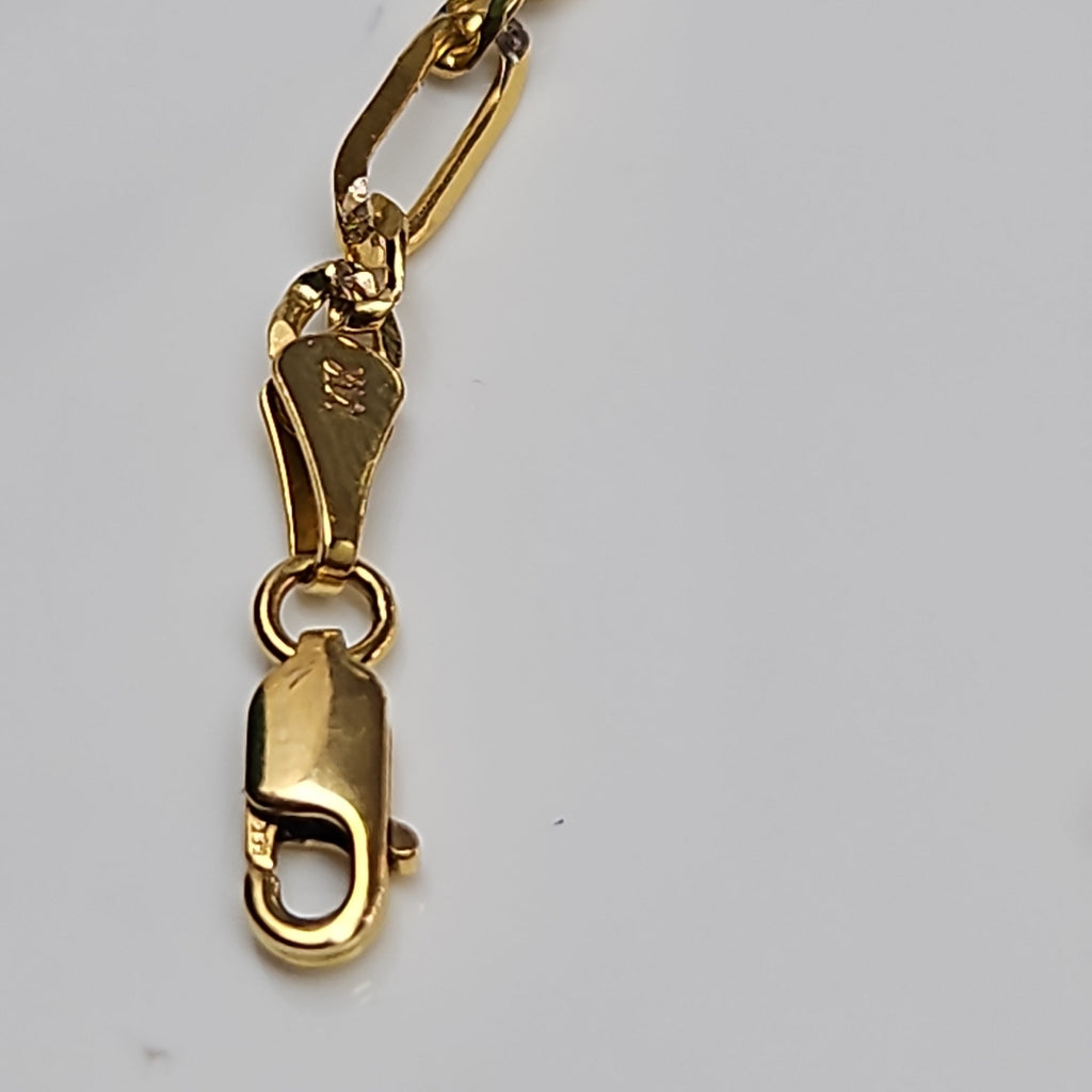 PULSERA 3X1 14K 18 CM 4 GR (NUEVO)