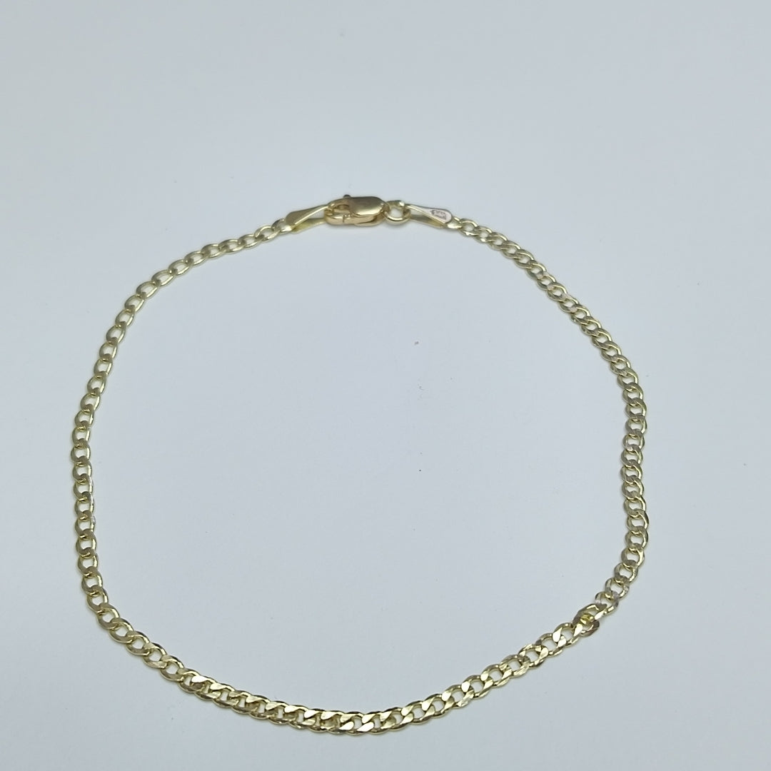 PULSERA BARBADA 14K 21 CM 2.3 GR (NUEVO)