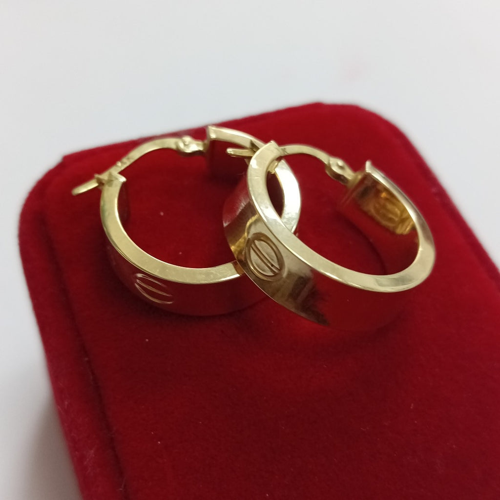 ARRACADAS PAR ORO 14 K 2.9 GRMS (SEMINUEVO)