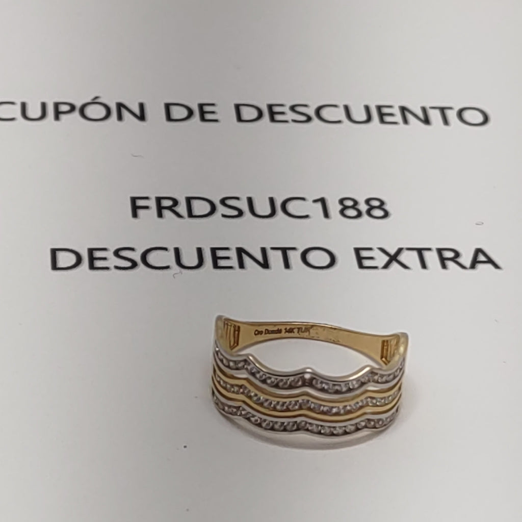 ANILLOS DAMA ORO 14K 2.7 (NUEVO)