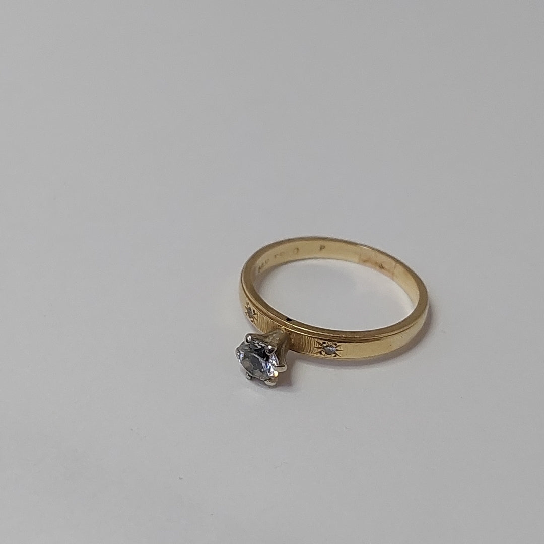 ANILLITO ORO 14 K 3.3 GRMS (SEMINUEVO)