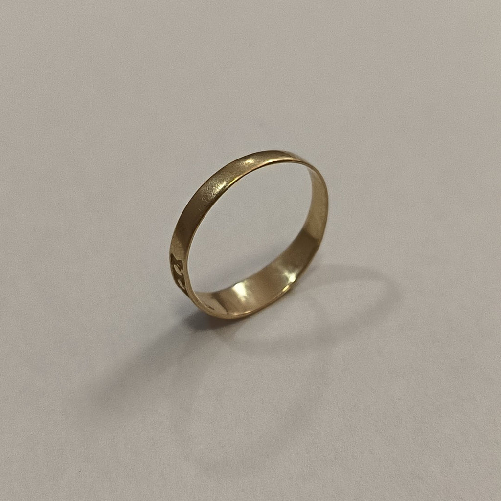 ARGOLLA DE LA SUERTE ORO 14 K 1,20 GRMS (SEMINUEVO)