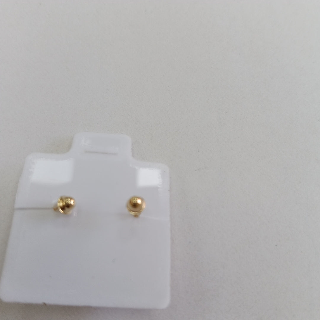 BROQUELES BROQUEL FIG ESTRELLA C CIRCONIA 14K 0.2603 GR (NUEVO)