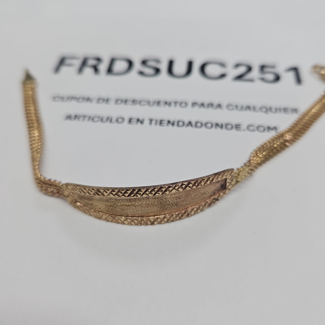 ESCLAVA ORO 10 K 9.5 GRMS (SEMINUEVO)