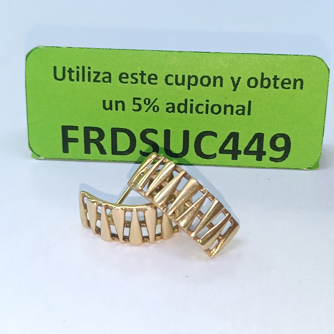 ARRACADAS PAR ORO 10 K 3,00 GRMS (SEMINUEVO)