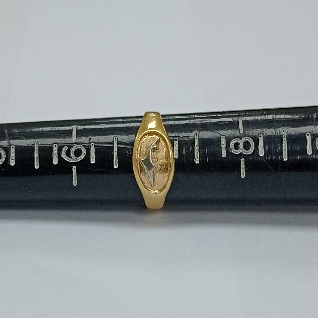 ANILLITO ORO COMBINADO 14 K 1,70 GRMS (SEMINUEVO)