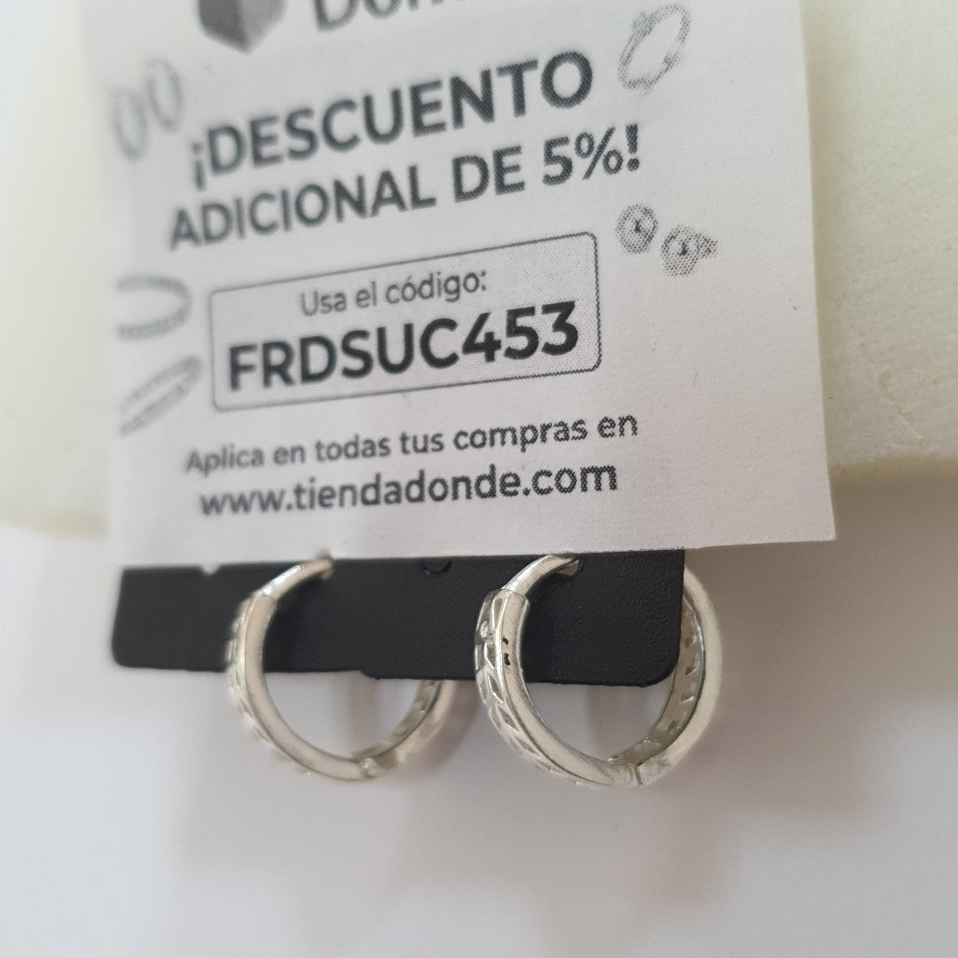 ARRACADAS PLATA .925 2.5 GR (NUEVO)