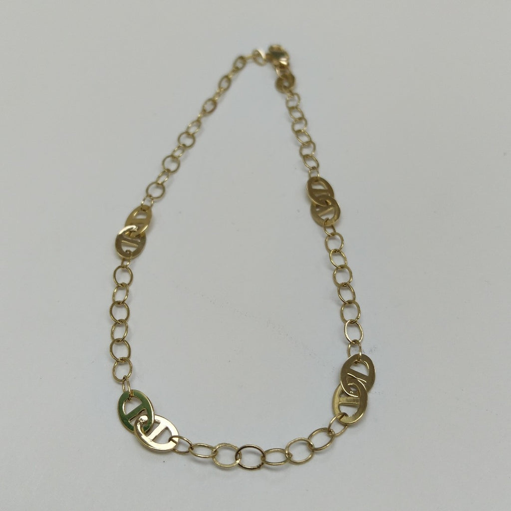 PULSERA ESPECIAL 14K 21 CM 1.9 GR (NUEVO)