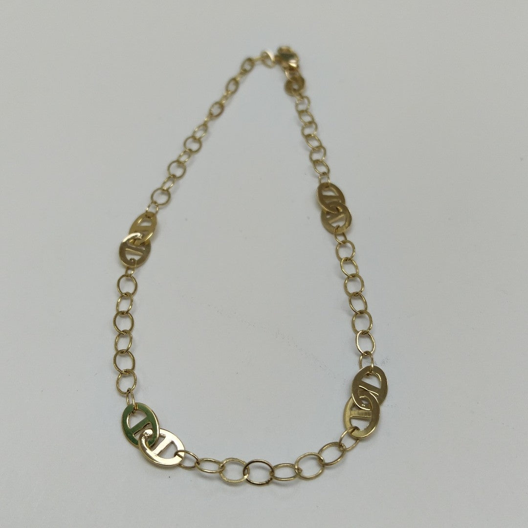 PULSERA ESPECIAL 14K 21 CM 1.9 GR (NUEVO)
