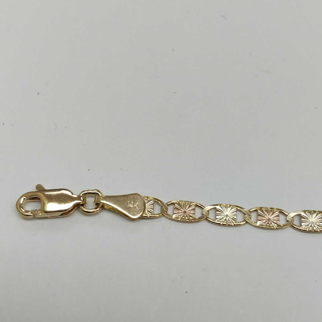 PULSERA GUCHI 14K 18 CM 3.1 GR (NUEVO)